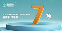 中國建筑工程裝飾獎   寶鷹新增7項